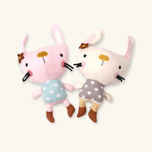 Load image into Gallery viewer, Sam Bunny Organic Cotton Stuffed Animal Baby Kid Toy
