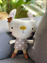 Load image into Gallery viewer, Sam Bunny Organic Cotton Stuffed Animal Baby Kid Toy

