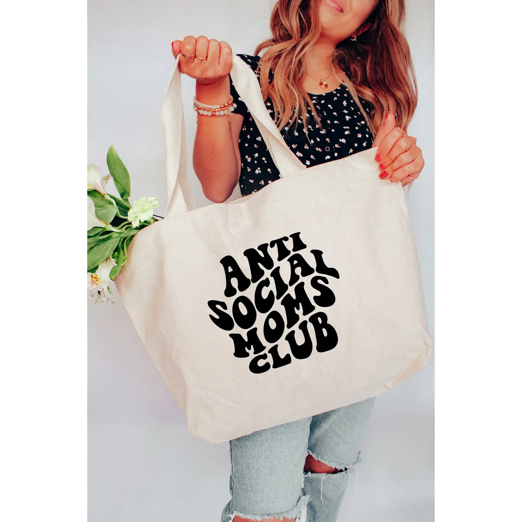 Anti Social Moms Club Tote