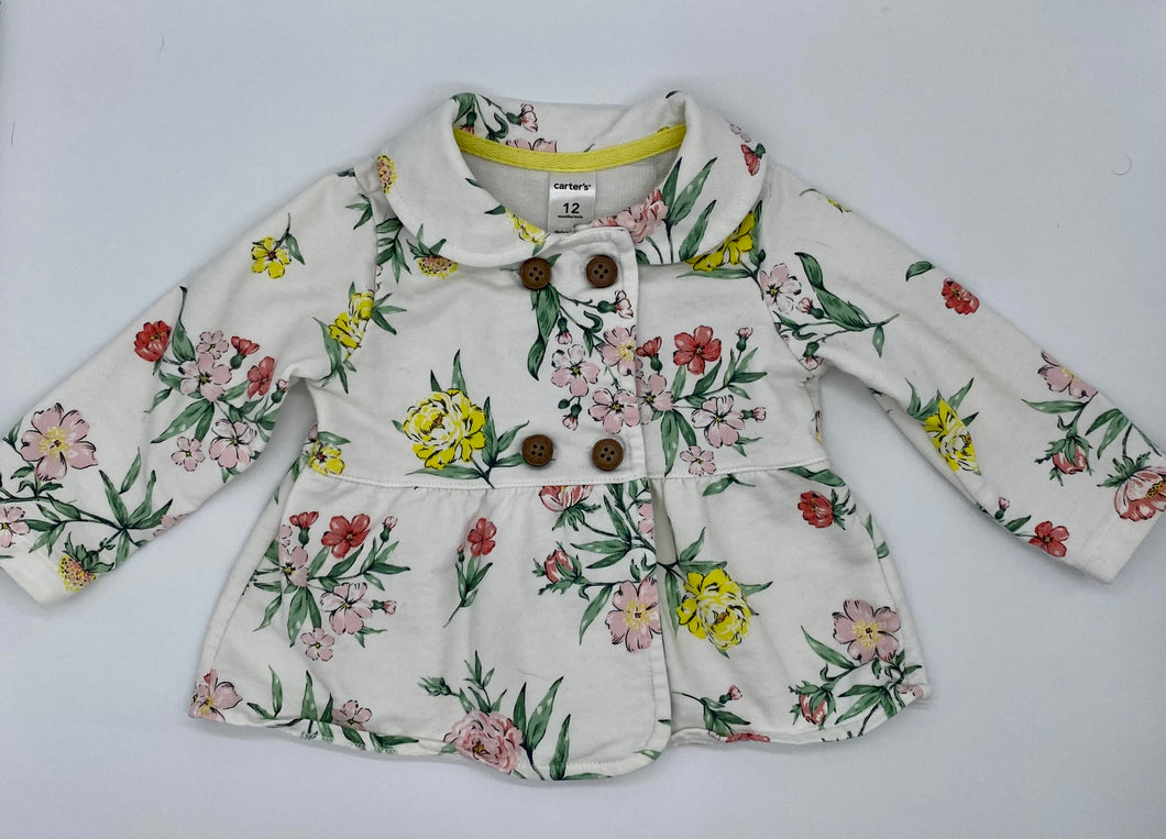 Floral Jacket w/buttons